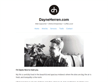 Tablet Screenshot of dayneherren.com